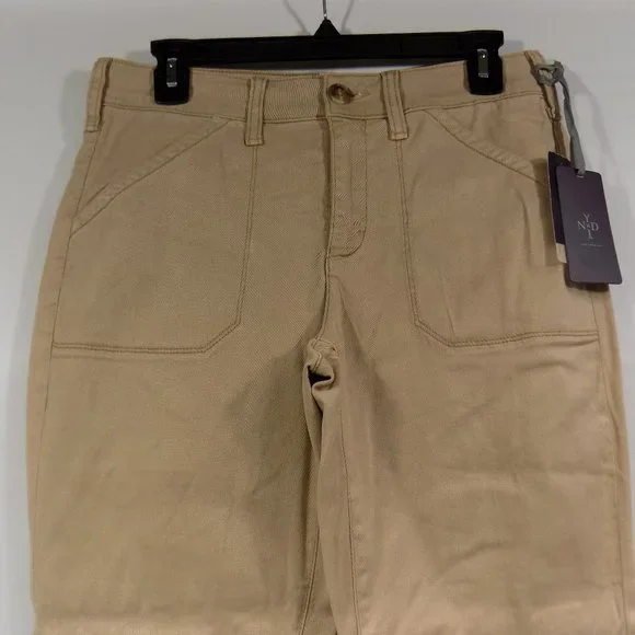 NYDJ Not Your Daughters Jeans Reese Relaxed Chino Pant Size 6P Quicksand NWT - Picture 2 of 12